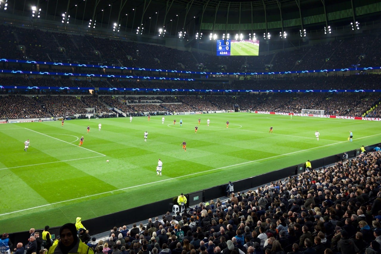 Goal Sport Software gebruikt tijdens wedstrijd in voetbalstadion